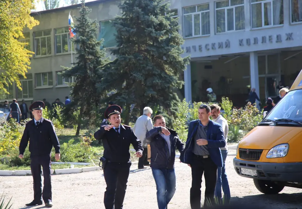 Ataque en un colegio de Crimea