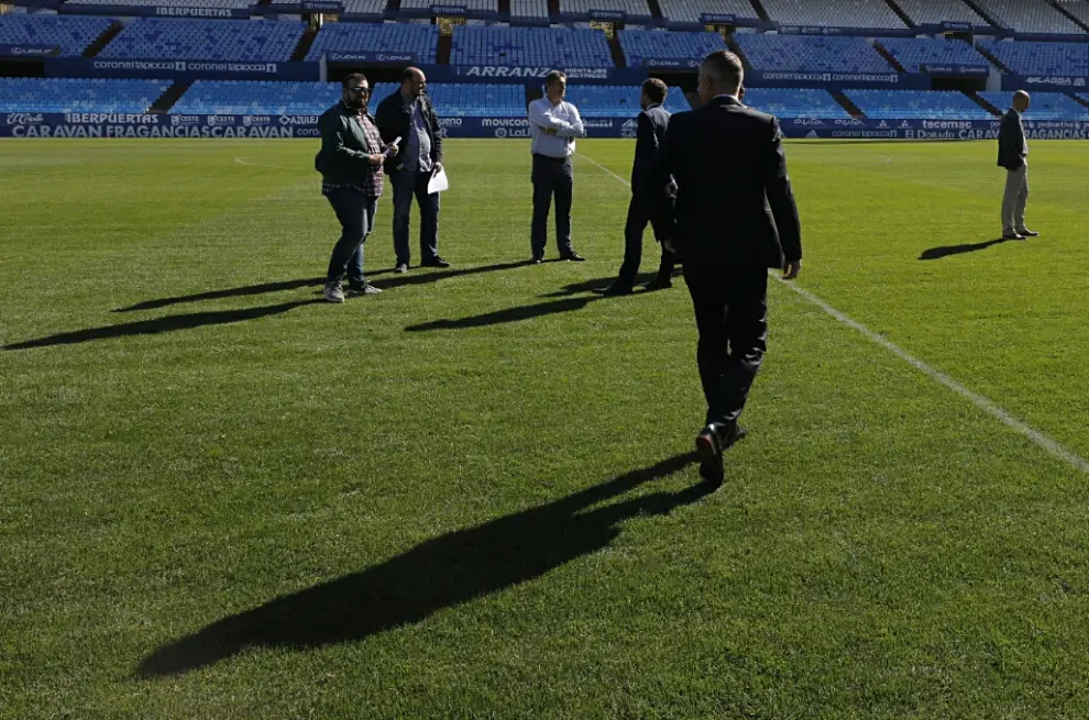 Presentación de Lucas Alcaraz como nuevo entrenador del Real Zaragoza