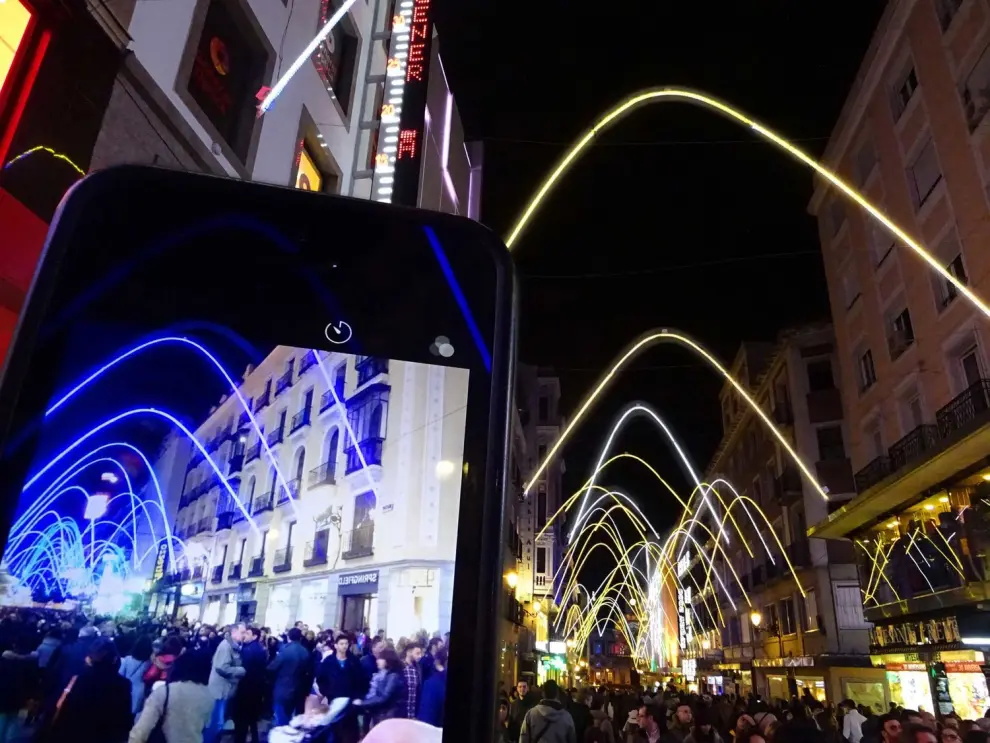 Iluminación navideña con sello aragonés en Madrid y Sant Cugat