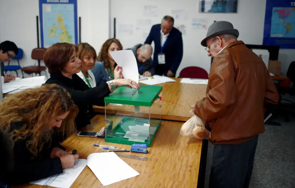 Jornada electoral en Andalucía