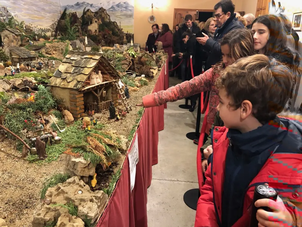 La Navidad llega a Pomar de Cinca con la apertura de su Belén montañés
