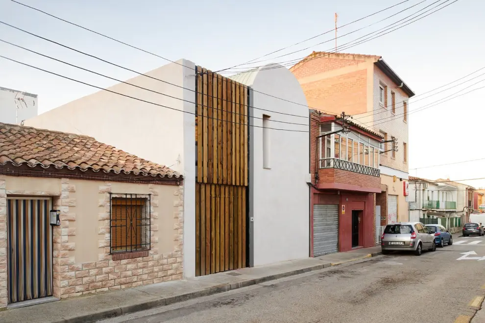 Una casa hecha de abode en el barrio de Valdefierro, Premio Nacional de Sostenibilidad