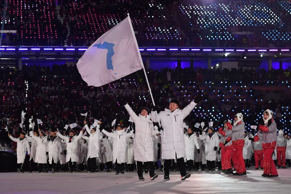 9 DE FEBRERO. Ceremonia de inauguración de los Juegos Olímpicos de Invierno en Pyeongchang