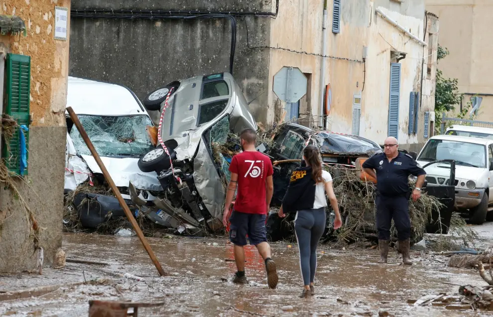 10 DE OCTUBRE. Inundaciones en Sant Llorenc de Cardassar (Mallorca)
