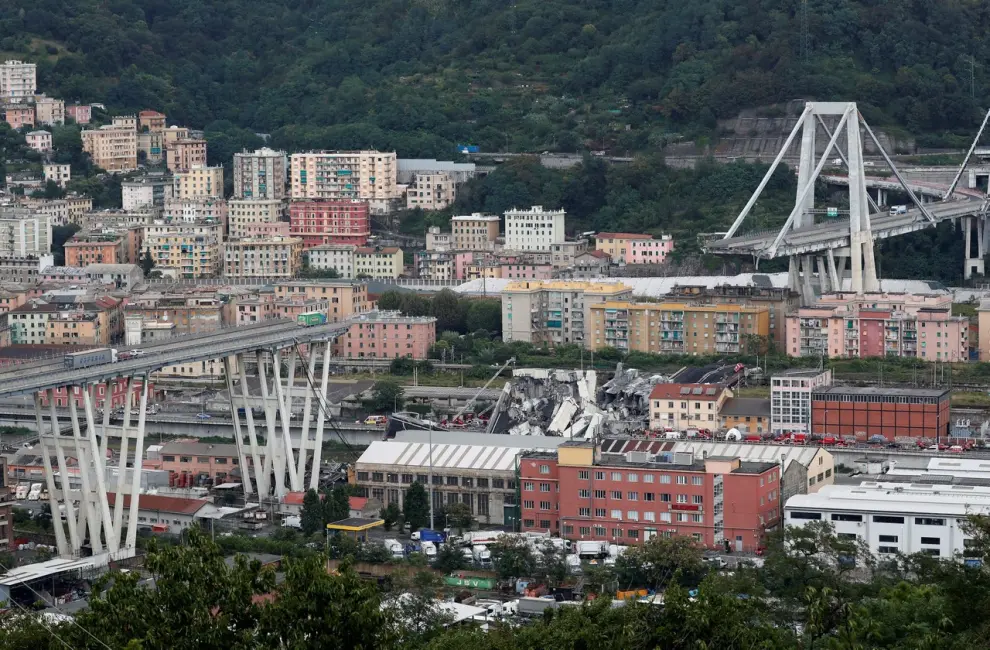 14 DE AGOSTO. Se derrumba el puente Morandi en Génova
