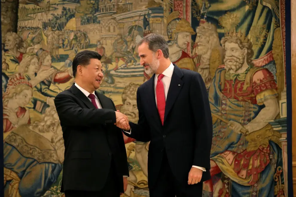 27 DE NOVIEMBRE. El rey Felipe recibe al presidente de China, Xi Jinping