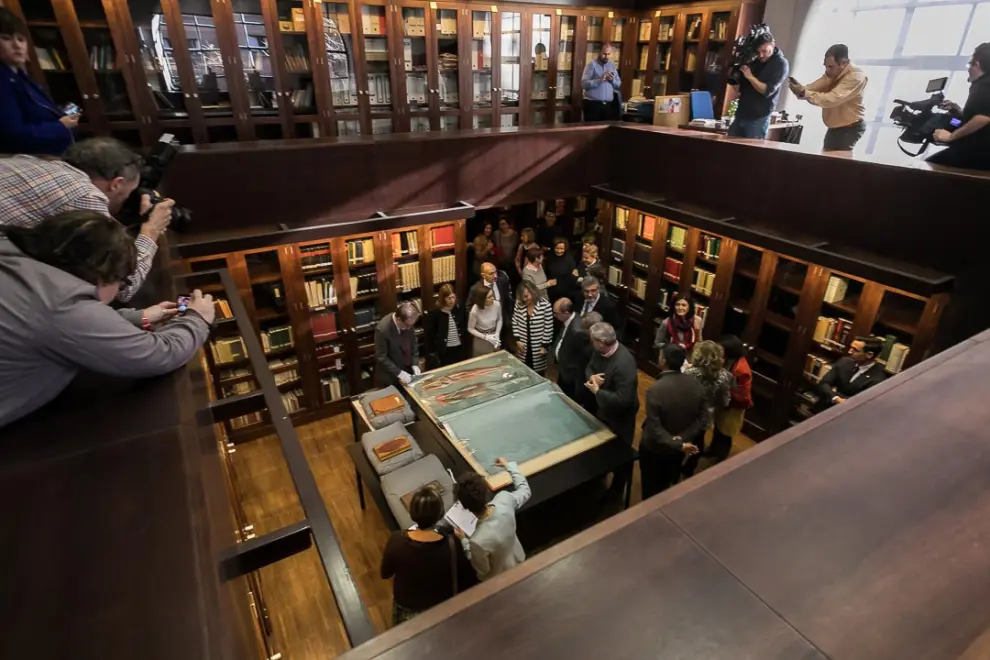 Presentación de los nuevos espacios de la Biblioteca en el Paraninfo de la Universidad de Zaragoza