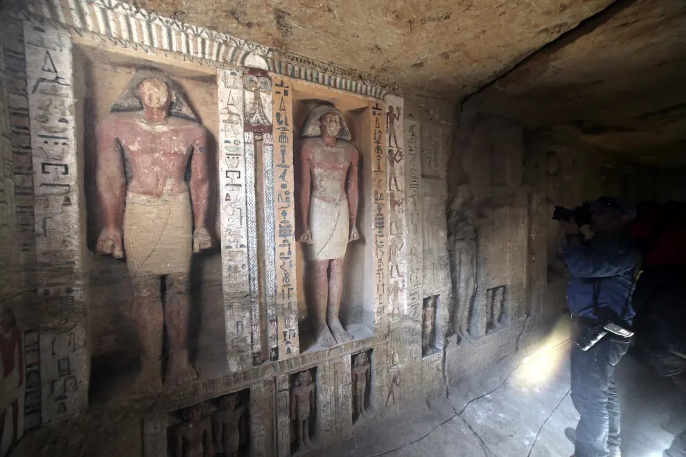 Egipto anuncia el hallazgo de una tumba "única" de 4.400 años de antigüedad
