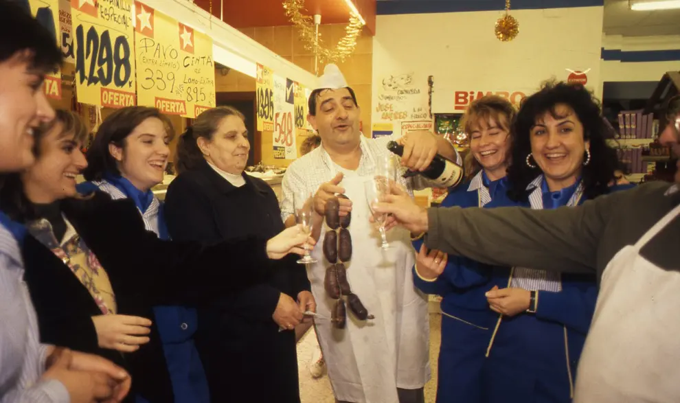 El Gordo de la lotería de Navidad caído en Calatayud en 1992, en fotos