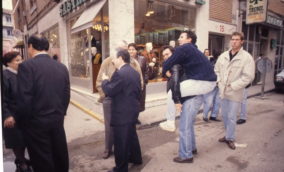 El Gordo de la lotería de Navidad caído en Calatayud en 1992, en fotos