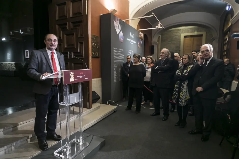 Inauguración de la exposición 'Panteones Reales' en el Edificio Pignatelli