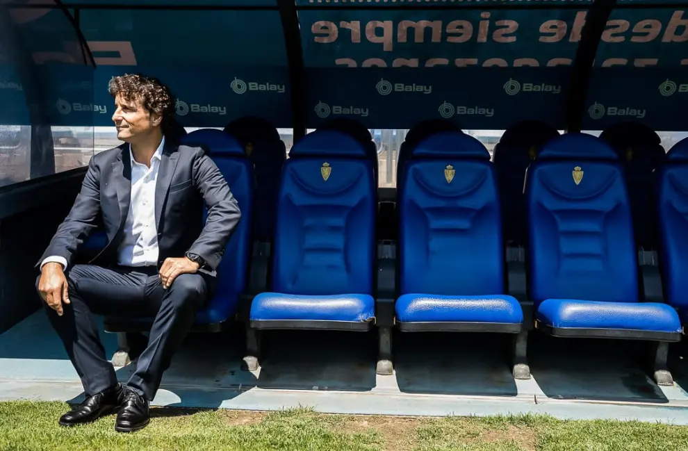 21 de junio. El Real Zaragoza presenta a Imanol Idiakez, el nuevo entrenador.