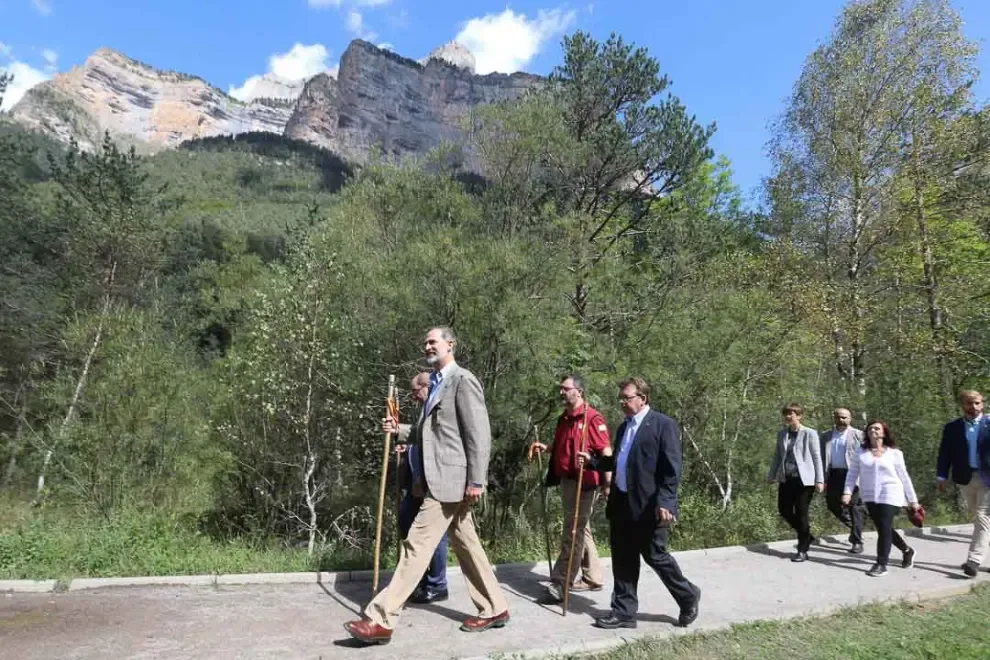 20 de septiembre. El rey Felipe VI celebra en Ordesa el centenario del Parque Nacional y llama a mantenerlo vivo y productivo