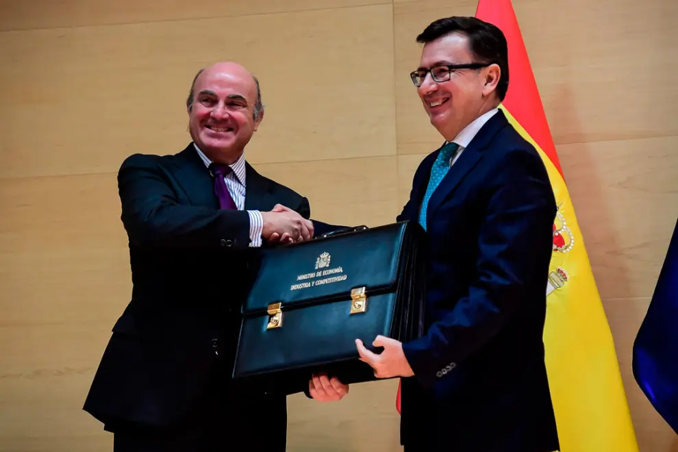 7 de marzo. El aragonés Román Escolano, nombrado Ministro de Economía en sustitución de Luis de Guindos.