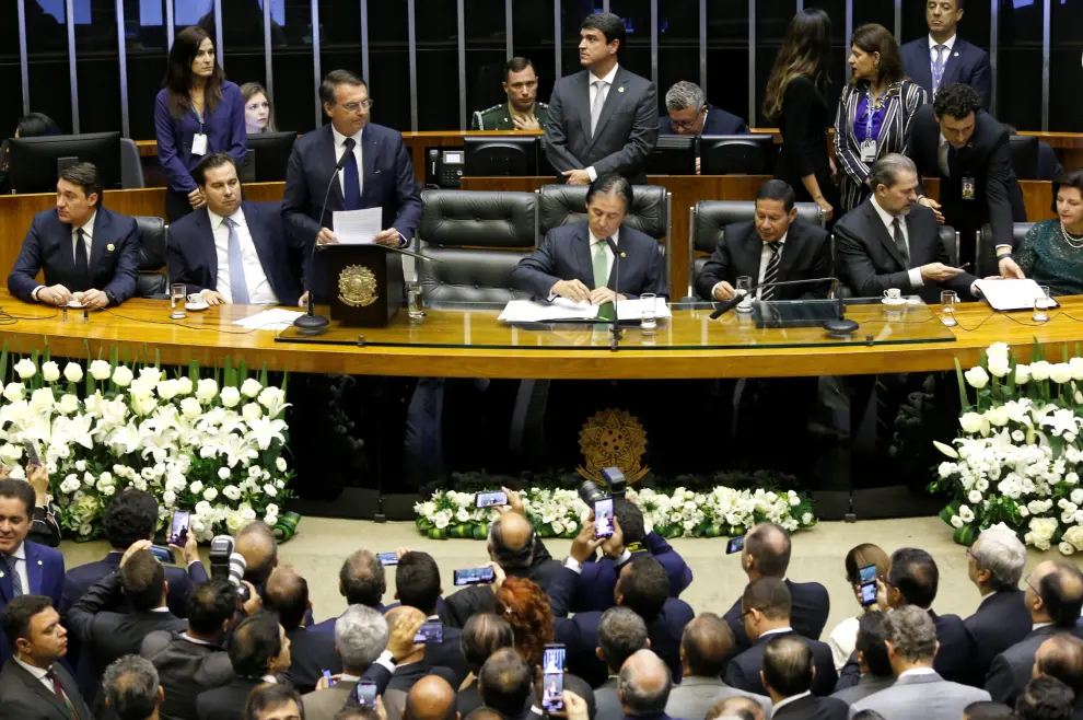 Bolsonaro toma posesión de su cargo entre fuertes medidas de seguridad