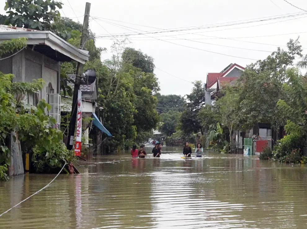 Inundaciones causadas por la tormenta Usman en Filipinas