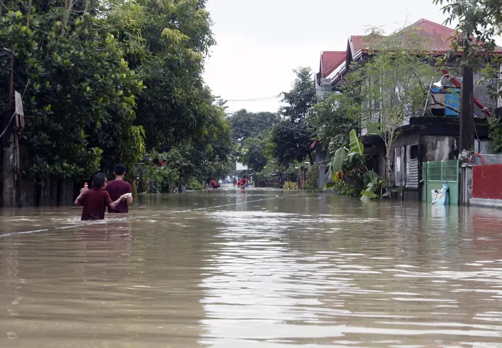 Inundaciones causadas por la tormenta Usman en Filipinas