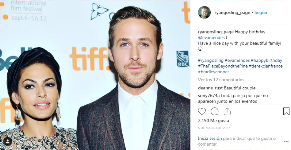 Eva Mendes y Ryan Gosling están esperando gemelos.