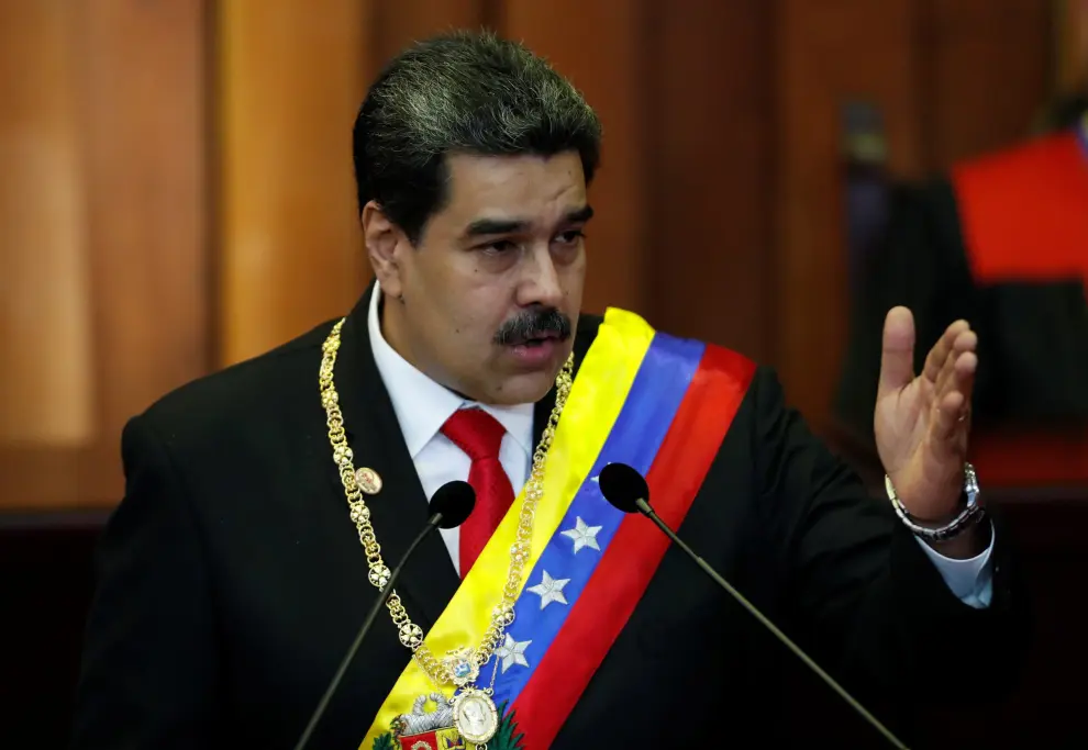 Nicolás Maduro en imagen de archivo, durante la jura del nuevo mandato.