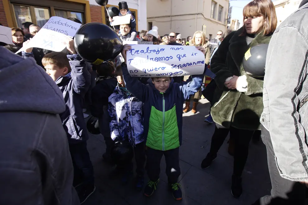 Manifestación en Andorra contra el cierre de la térmica