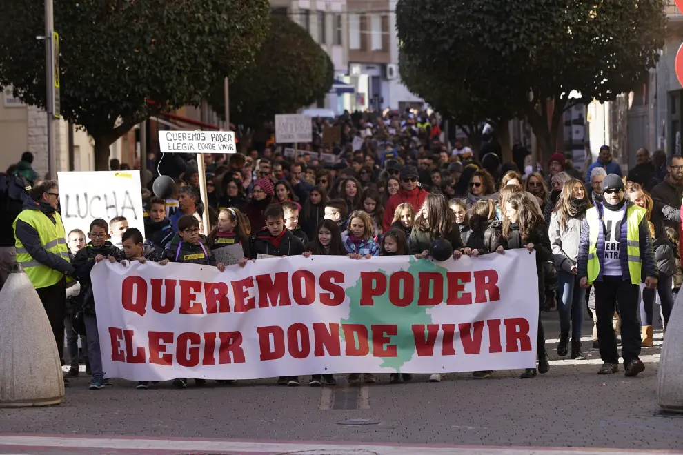 Imagen de archivo de la manifestación en Andorra contra el cierre de la térmica