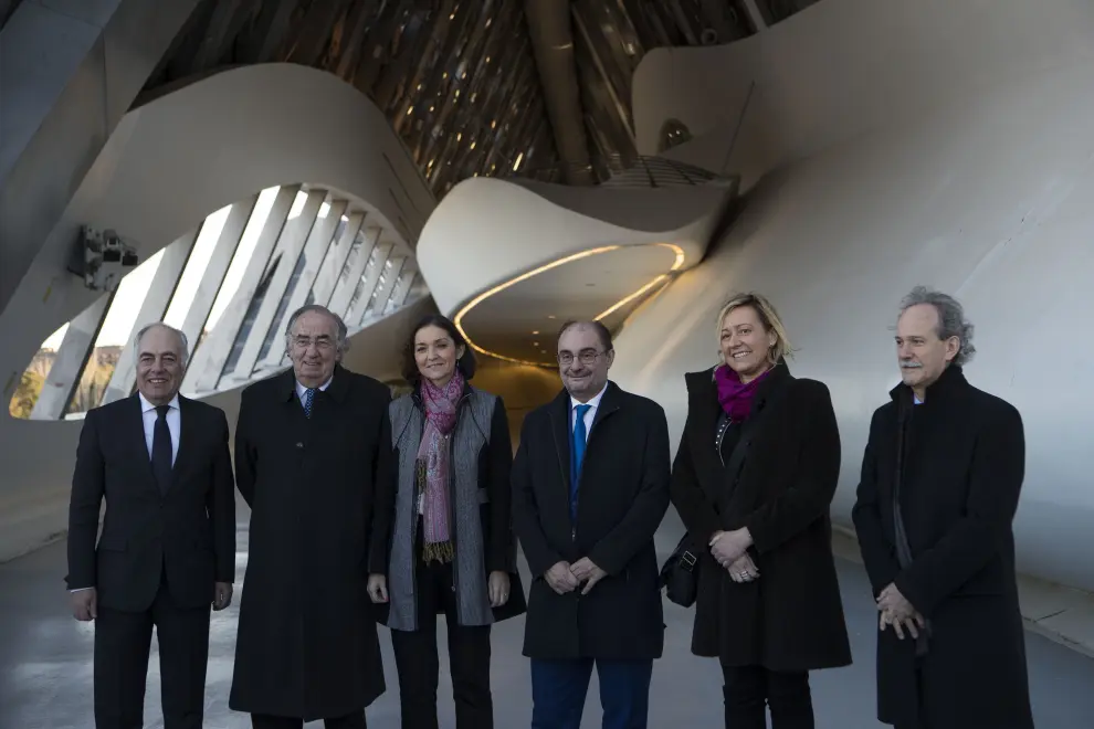 Visita de la ministra de Industria, Comercio y Turismo, Reyes Maroto, a Zaragoza