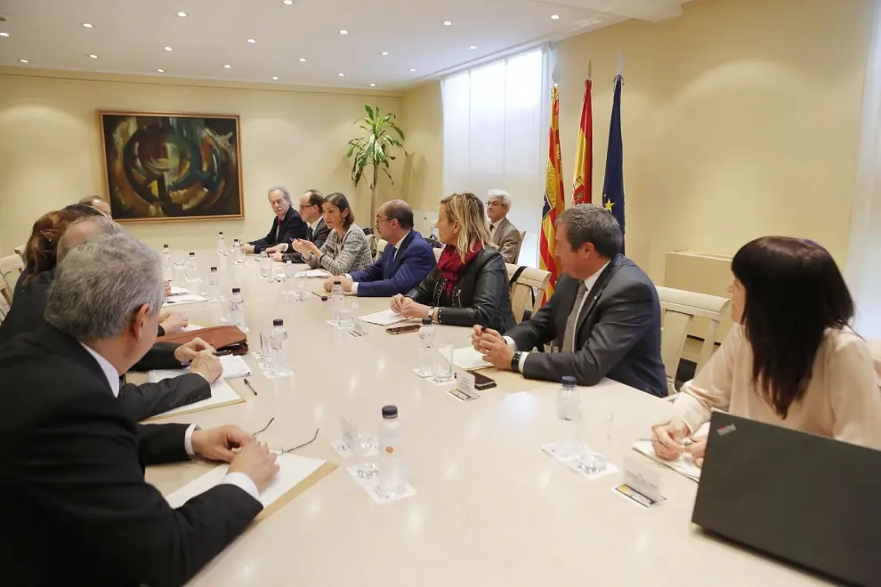 Visita de la ministra de Industria, Comercio y Turismo, Reyes Maroto, a Zaragoza