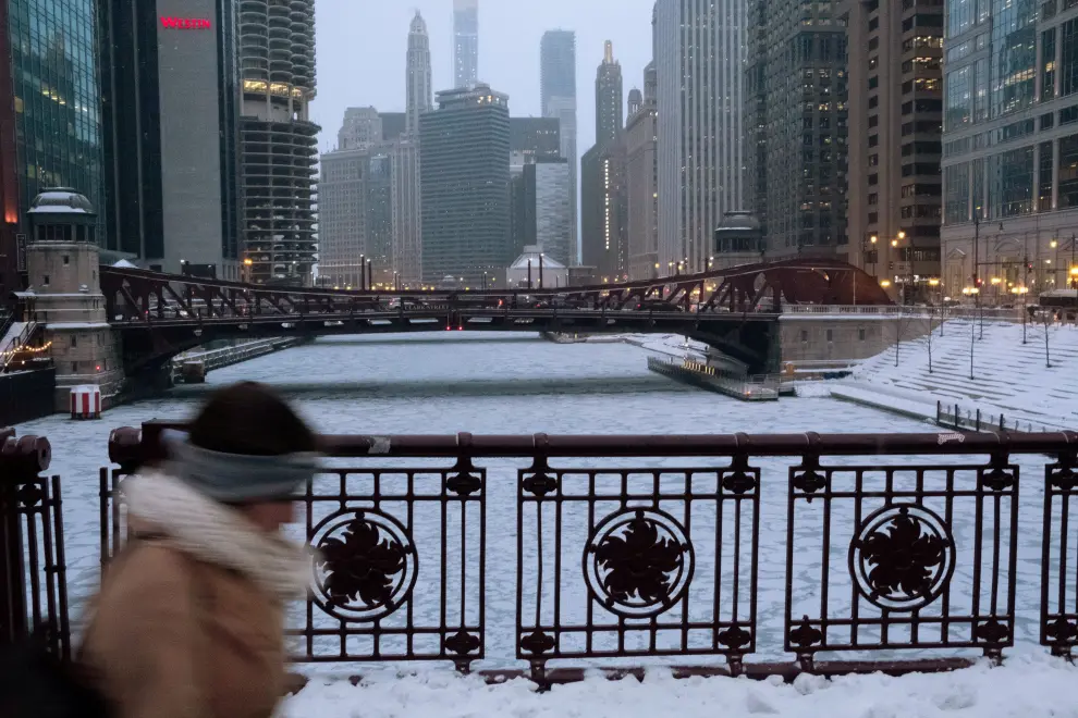 Paseos frente al frío en Chicago.