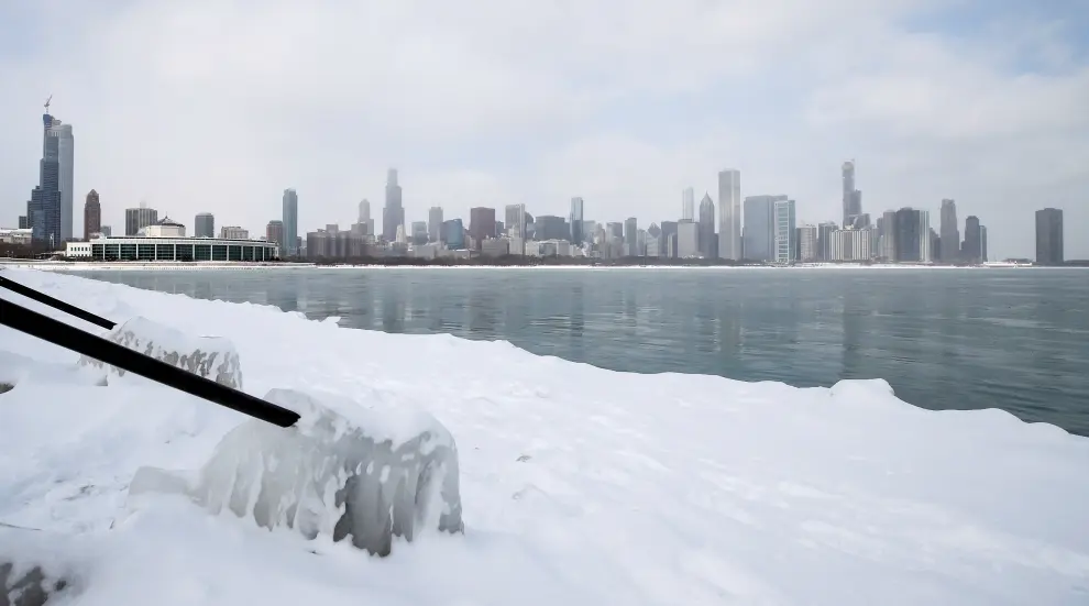El lago Michigan, en Chicago.