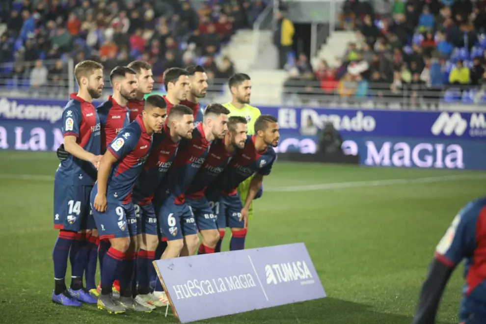 Partido de la SD Huesca contra el Real Valladolid
