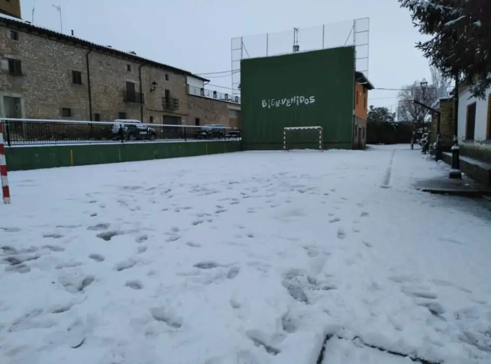 Temporal de nieve en Aragón