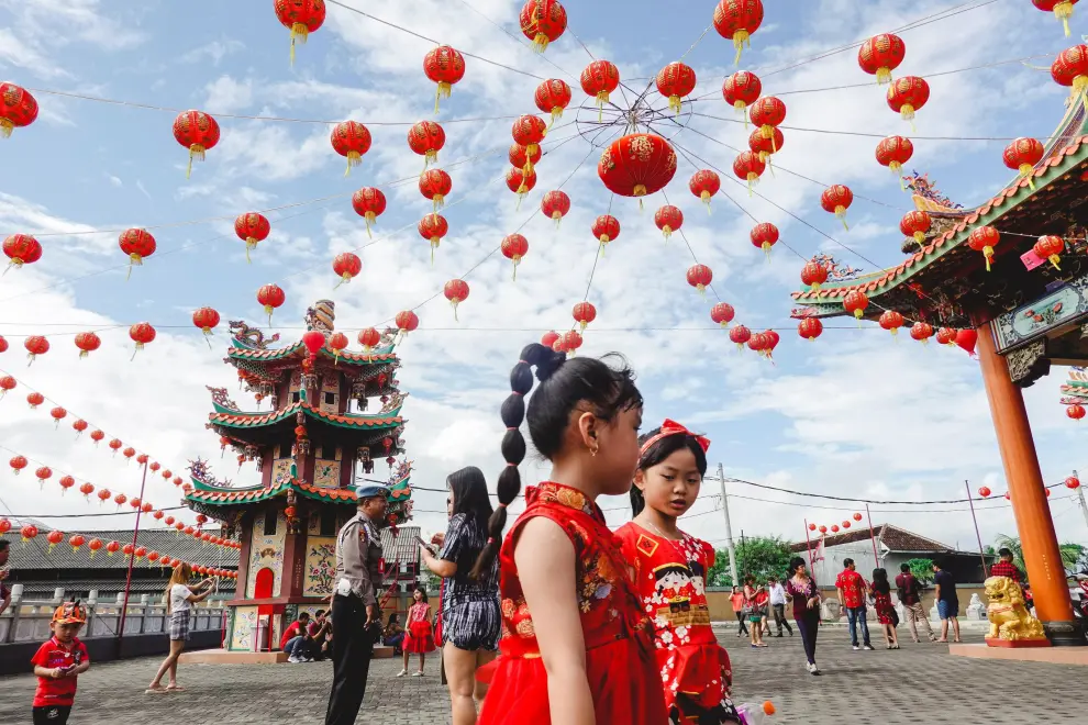 Los chinos dan la bienvenida al Año del Cerdo en diferentes países del mundo