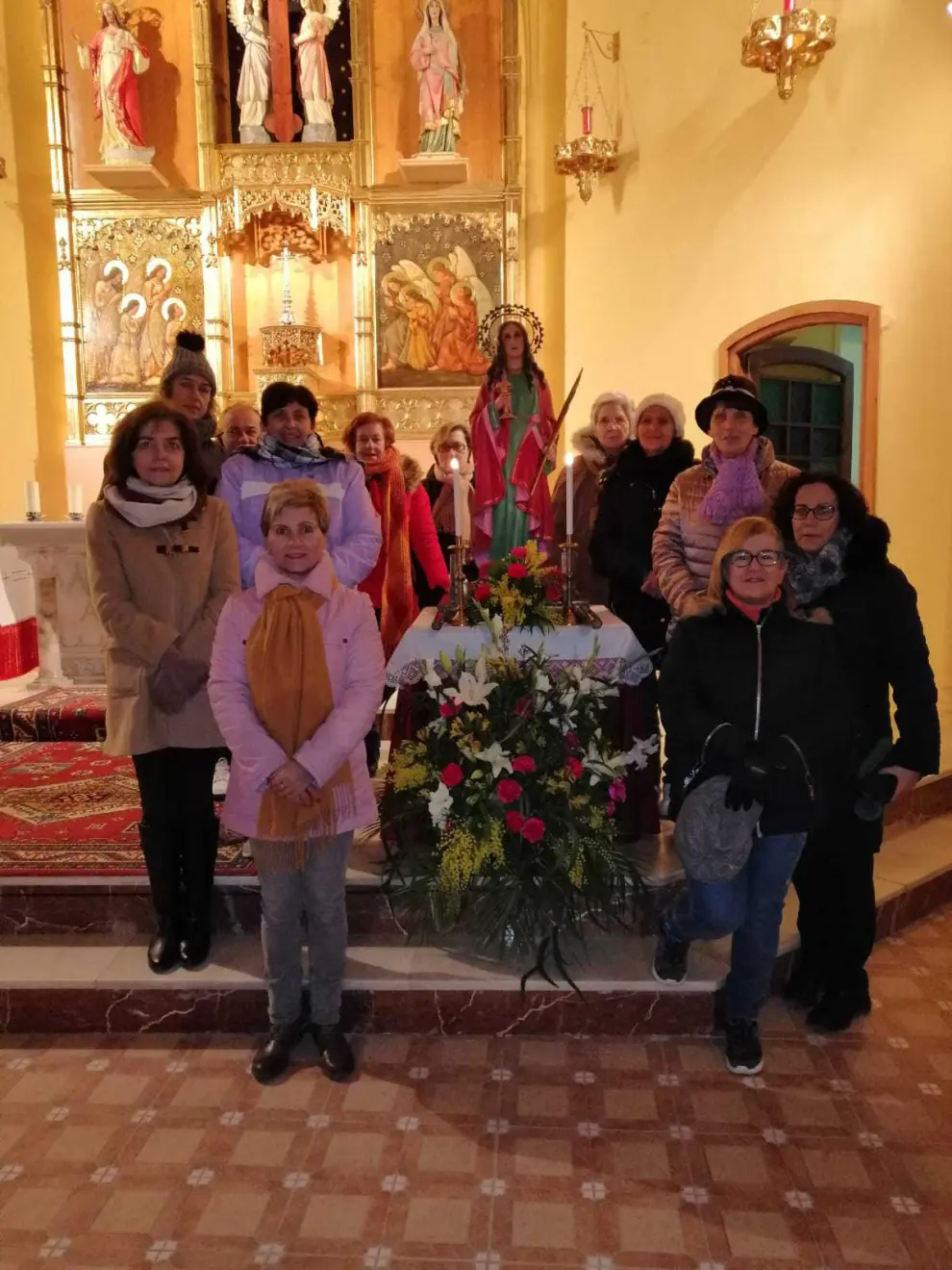 Celebración de Santa Águeda en Huerto.