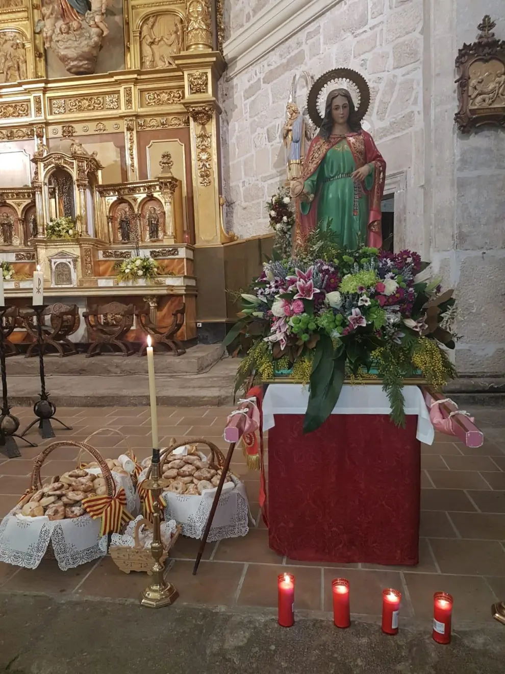 Celebración de Santa Águeda en Fonz.