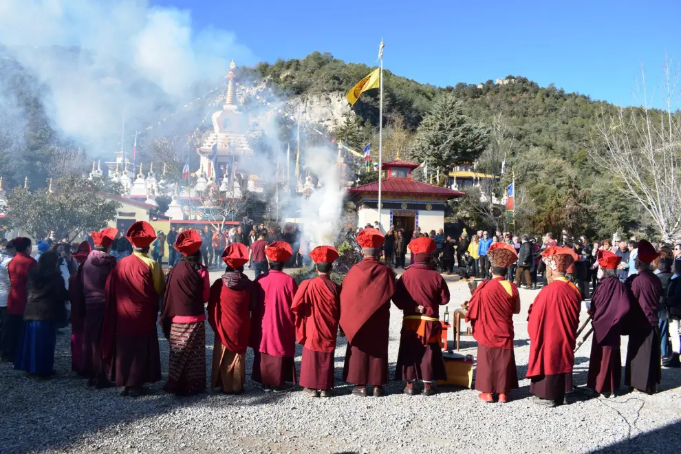 El lamasterio de Panillo celebra la llegada del Año Nuevo Tibetano