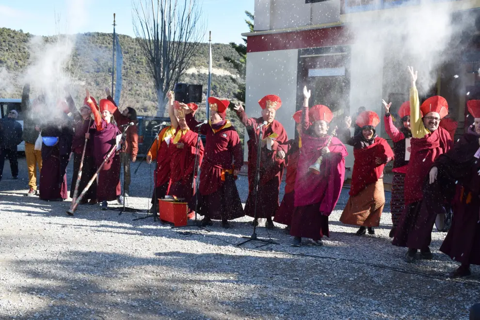 El lamasterio de Panillo celebra la llegada del Año Nuevo Tibetano