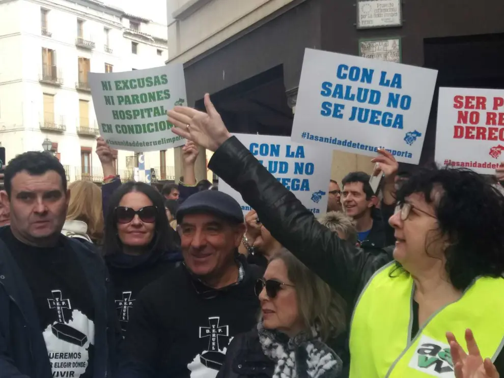 Manifestación en Teruel para pedir una sanidad digna