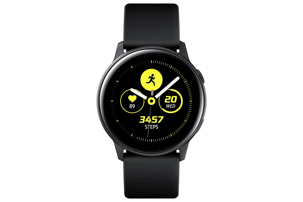 El nuevo Galaxy Watch Active pierde la característica corona de Samsung pero gana pantalla.