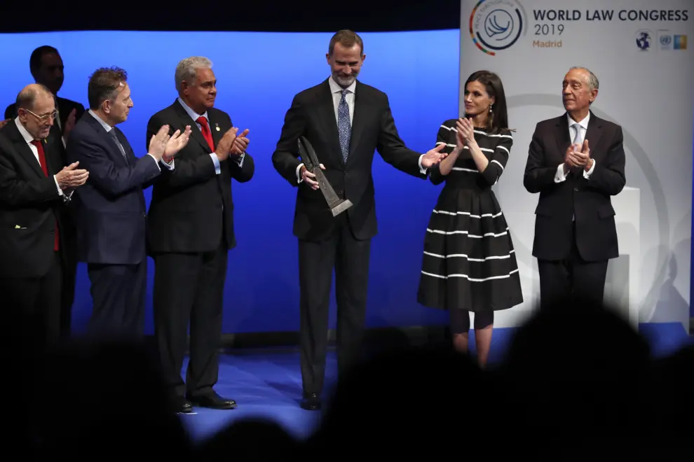 El Rey recibe el Premio Mundial de la Paz y la Libertad