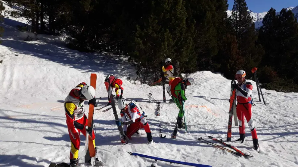 Última prueba de los Campeonatos Militares de Esquí