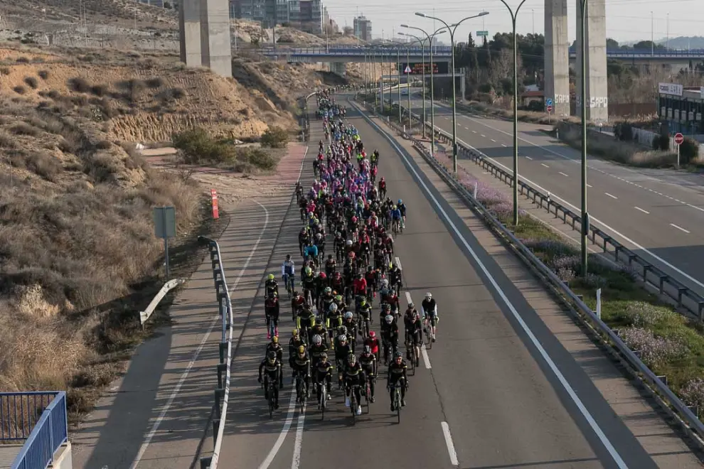 Marcha ciclista reivindicativa por una mayor seguridad vial