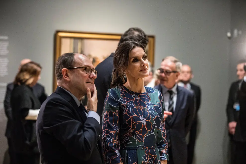 La reina Letizia y el príncipe Carlos abren una exposición de Sorolla en Londres.