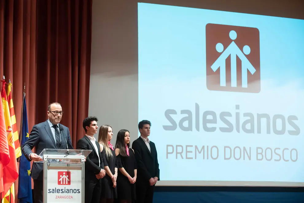 Entrega de los premios Don Bosco en el colegio Salesianos de Zaragoza