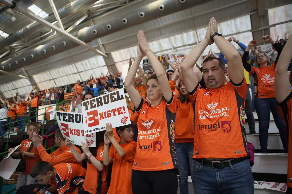 Partido de superliga de Voleibol entre CV Teruel Y Soria. FotoAntonio Garcia/Bykofoto 17/03/19 [[[FOTOGRAFOS]]]