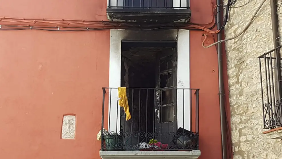 Un incendio en un edificio del Casco Histórico de Jaca deja 19 heridos