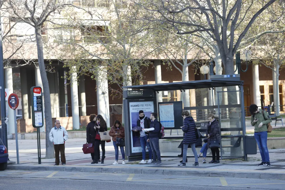 huelga de autobús urbano de Zaragoza