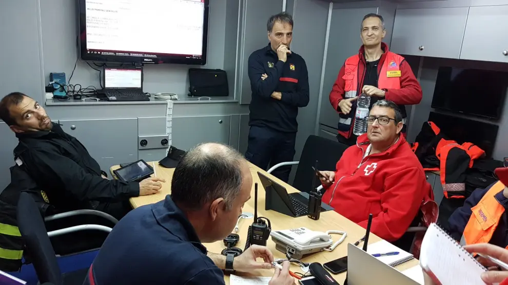 El simulacro ‘ECC Aragón 2019’