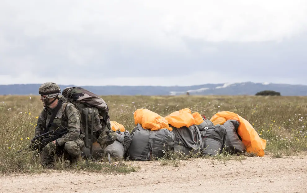 13 paracaidistas españoles y estadounidenses heridos en un salto en San Gregorio