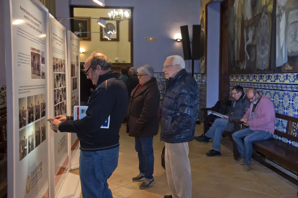Exposición conmemorativa en la primera planta del ayuntamiento de Calatayud.