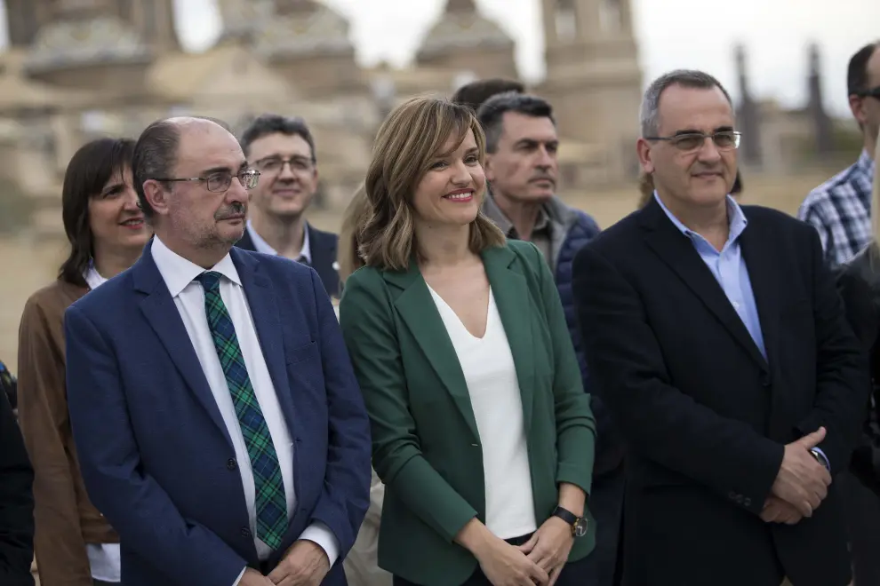 Pilar Alegría concurre a las elecciones municipales para ser alcaldesa de Zaragoza.